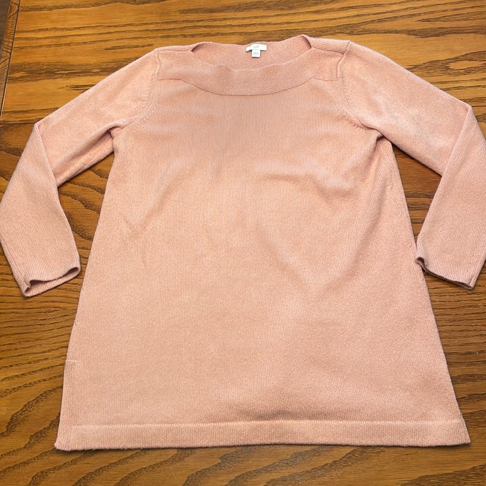 Light pink tunic sweater